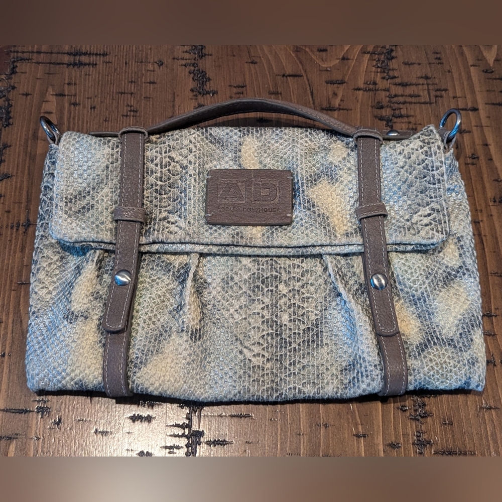 A.D.- Python/Snake Pattern Bag - image 1